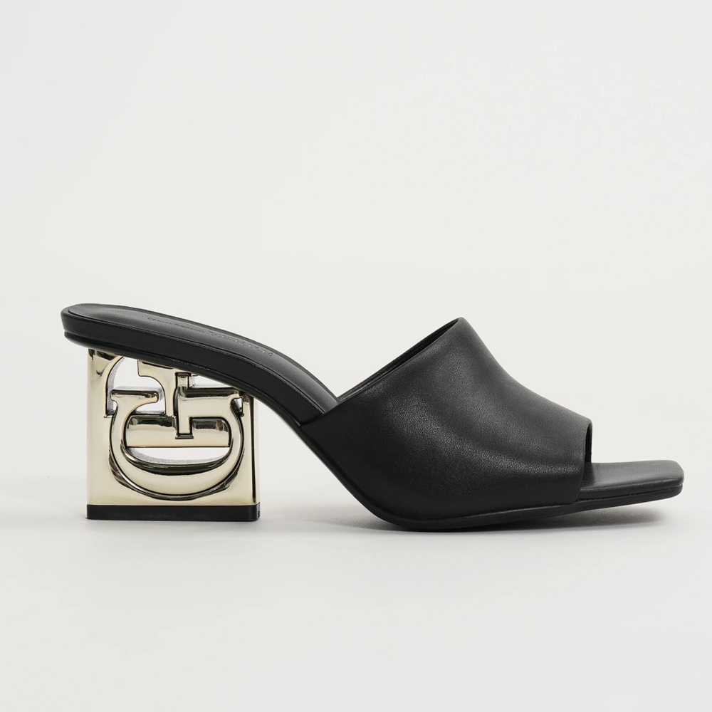 GIANFRANCO FERRE GF Open Toe Metal Heel Sandals
